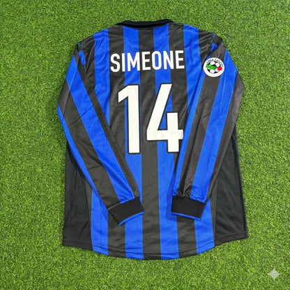 Diego Simeone - Inter 1998 1999 Retro Football Jersey