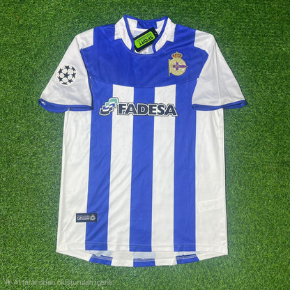 Deportivo La Coruna 2003 2004 Retro Football Jersey
