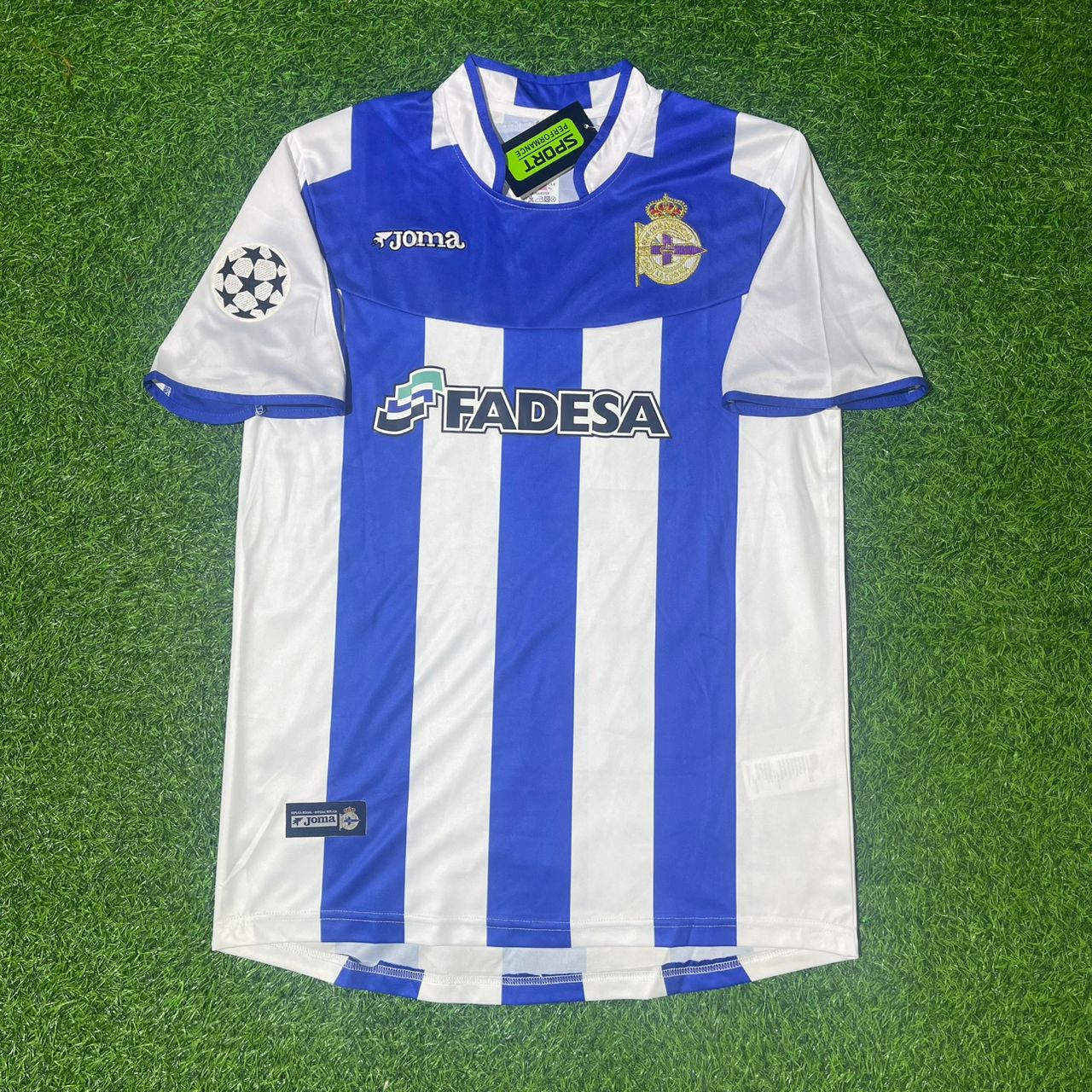 Fran Deportivo La Coruna 2003 2004 Retro Football Jersey