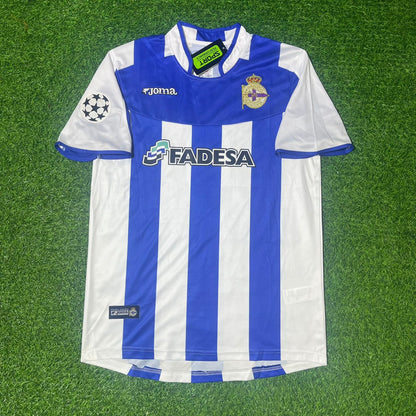 Joan Capdevilla Deportivo La Coruna 2003 2004 Retro Football Jersey