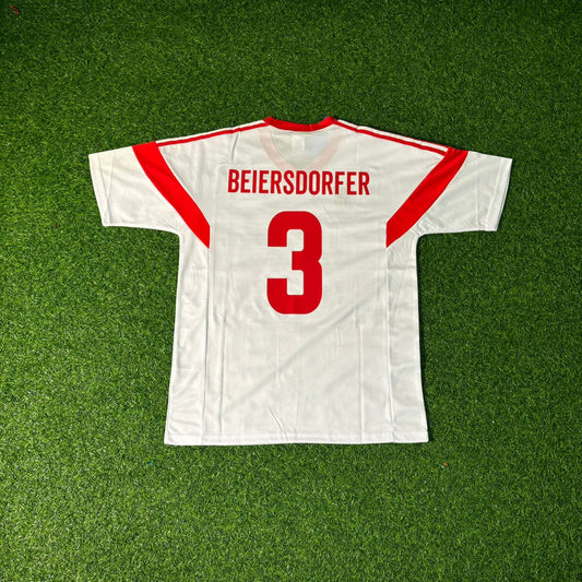 Dietmar Beiersdorfer Hamburger SV 1988 Weißes Heimtrikot Retro Fußballtrikot