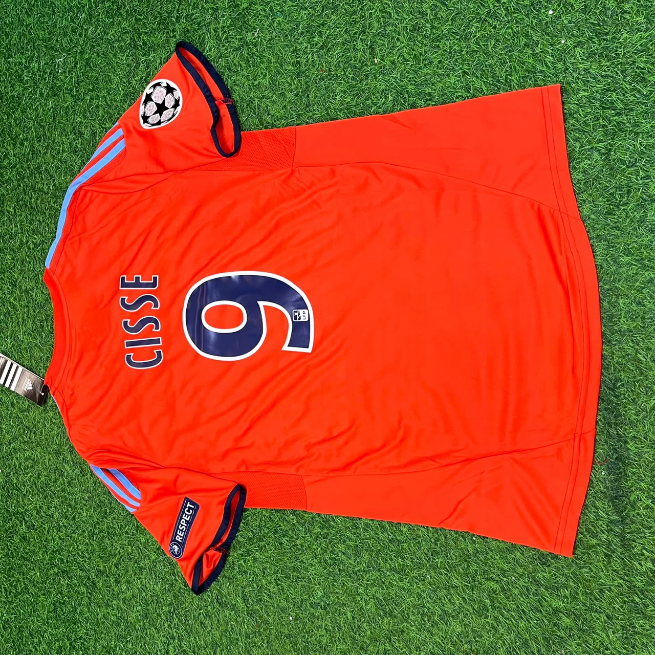 Djibril Cisse Marseille Retro Football Jersey Collection
