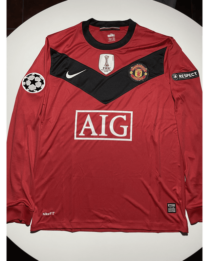 Dimitar Berbatov 9 - Manchester United Champions League 2009/10 Retro Football Jersey Kit