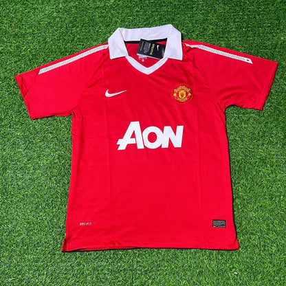 Dimitar Berbatov Manchester United 2010/2011 Retro Home Football Jersey Kit
