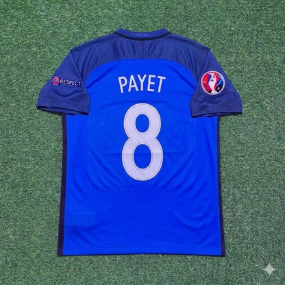France EURO 2016 Dimitri Payet #8 Home Retro Football Jersey