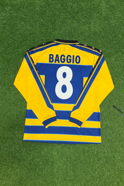 Dino Baggio Parma 1999/2000 Retro Long Sleeve Football Jersey Collection