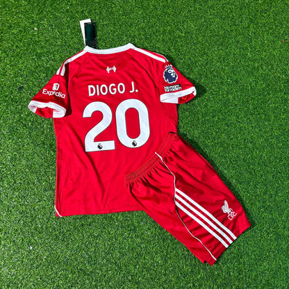 Diogo Jota Liverpool Legend Tribute Kids Football Jersey Collection