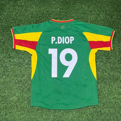 Papa Bouba Diop Senegal 2002 World Cup Retro Football Jersey