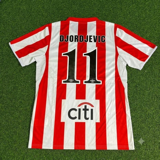 Predrag Djordjevic Olympiacos 2004-2005 Retro Home Football Jersey Kit