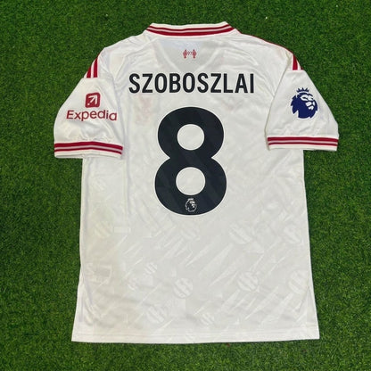 Dominik Szoboszlai Liverpool 2027 White Away Football Jersey