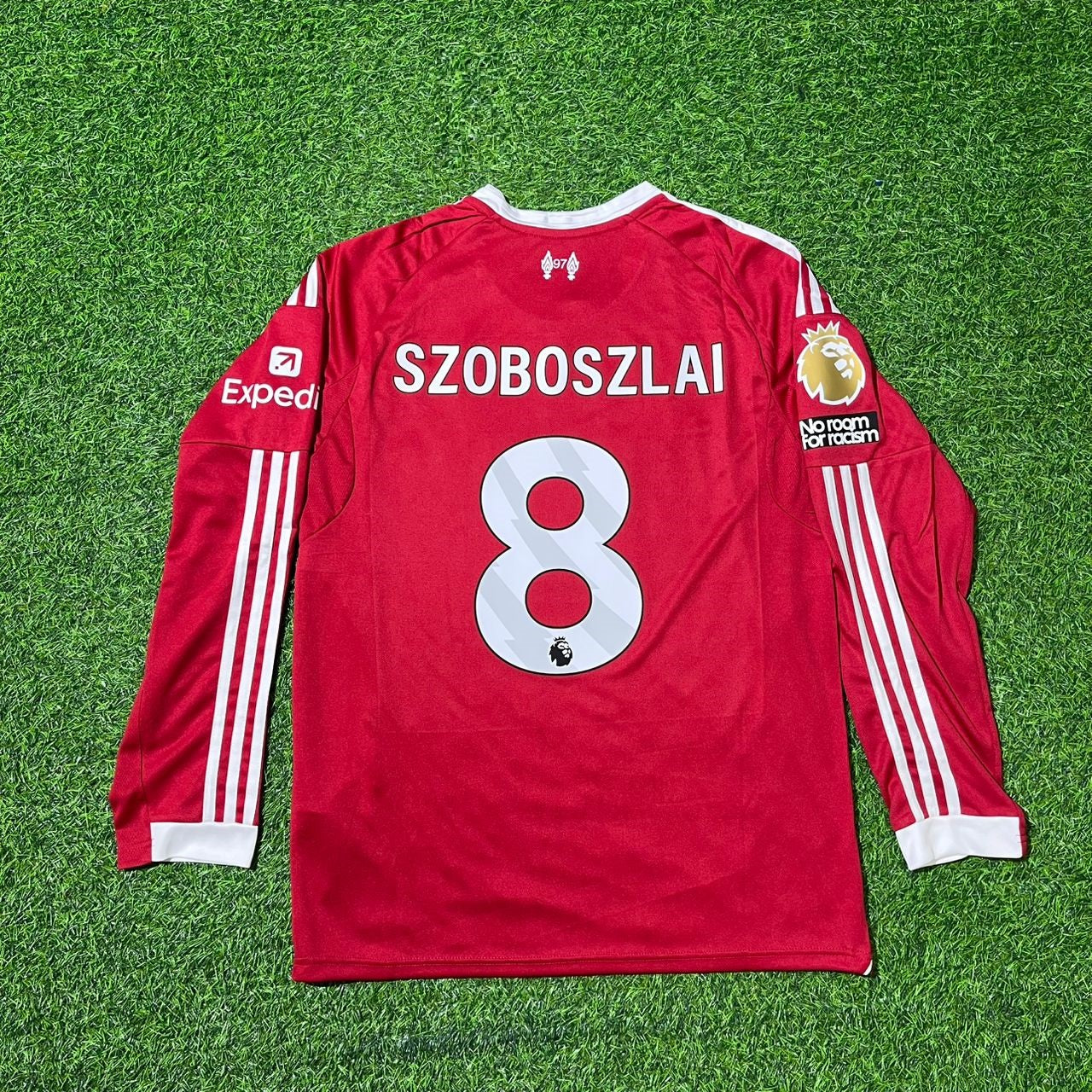 Dominik Szoboszlai Liverpool 2025-2026 Kids Football Jersey Kit