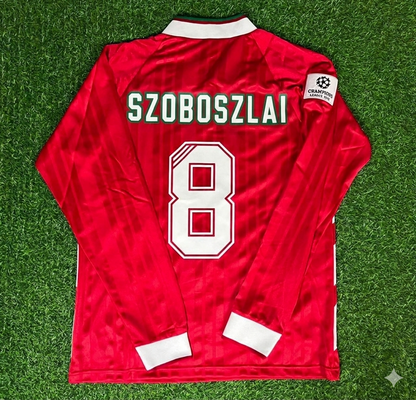 Dominik Szoboszlai Liverpool Long Sleeve Retro Football Jersey Kit
