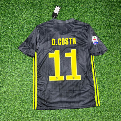 Douglas Costa Juventus 2017-2018 Home Retro Football Jersey Kit