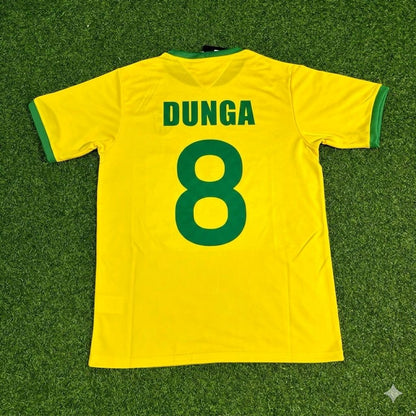 Dunga Brazil Retro Home Football Jersey