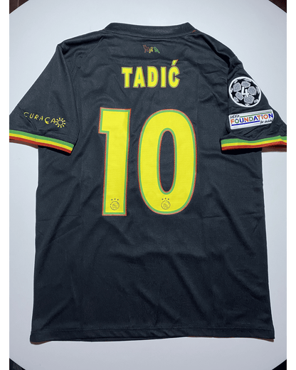Dusan Tadić 10 - Ajax 2021/22 Champions League Retro Football Jersey Kit