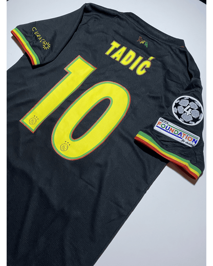 Dusan Tadić 10 - Ajax 2021/22 Champions League Retro Football Jersey Kit