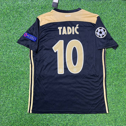 Dušan Tadić Ajax 2018 2019 Champions League Black Retro Football Jersey Kit