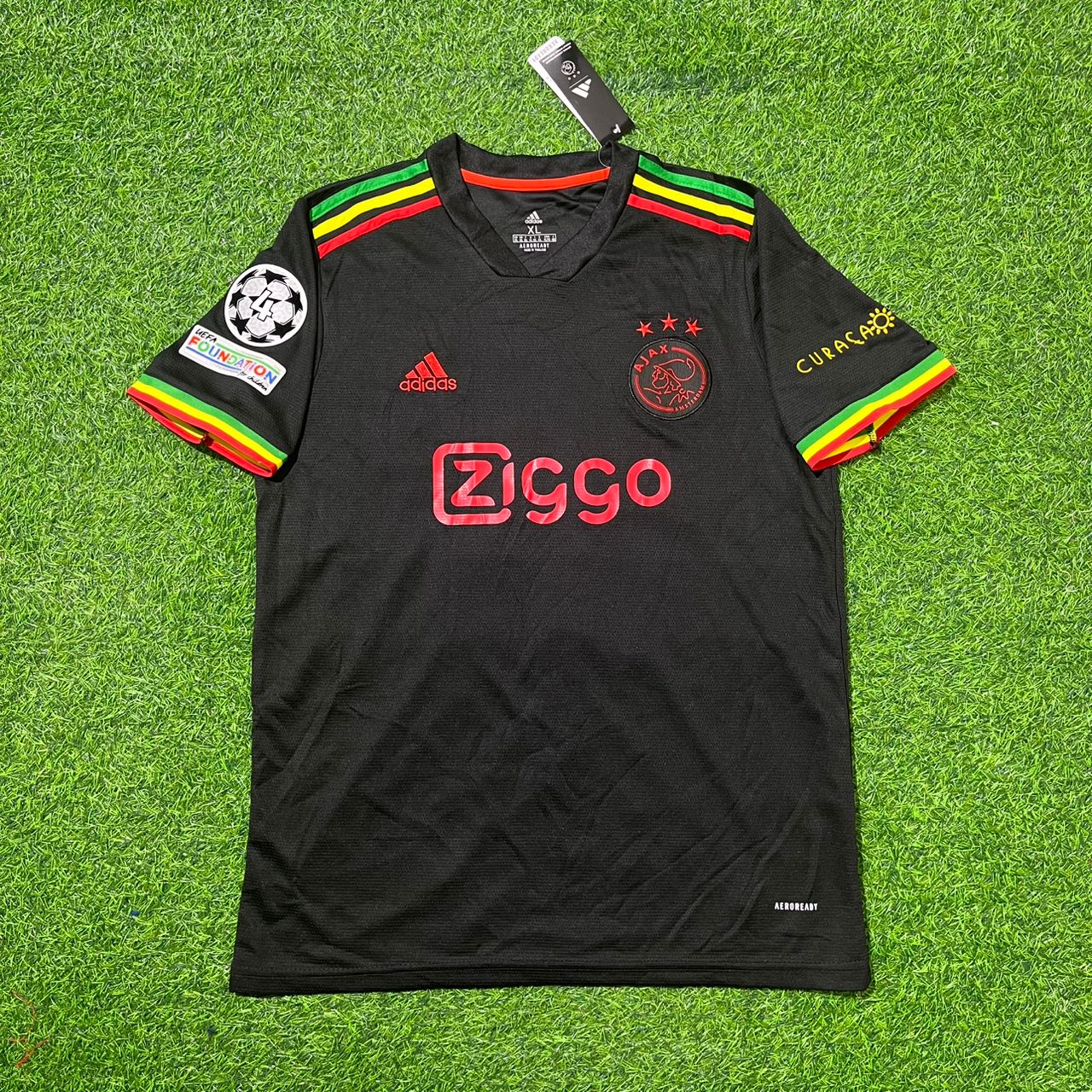 Dušan Tadić Ajax 2021 2022 Black Bob Marley Edition Retro Football Jersey Kit