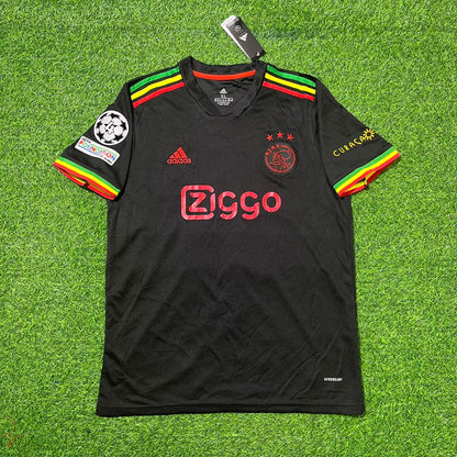 Dušan Tadić Ajax 2021 2022 Black Bob Marley Edition Retro Football Jersey Kit