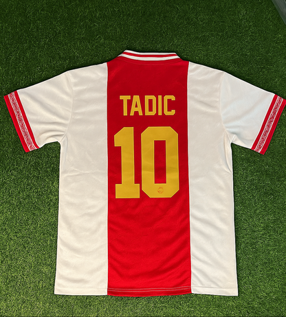 Dusan Tadic Ajax Retro Golden Printing Football Jersey