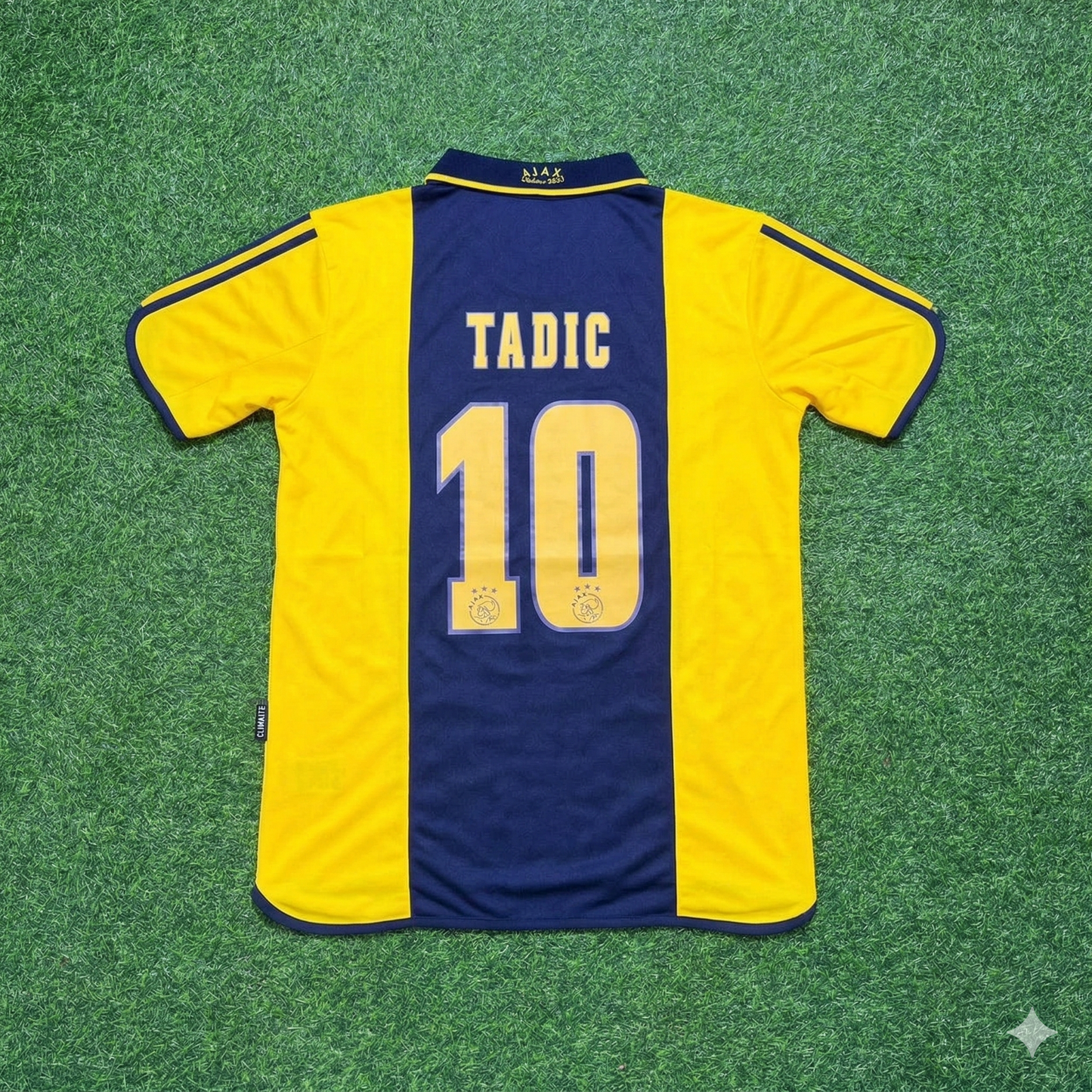Dusan Tadic Ajax Retro Yellow Football Jersey Kit