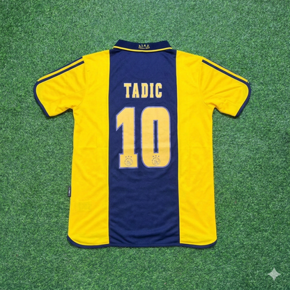 Dusan Tadic Ajax Retro Yellow Football Jersey Kit