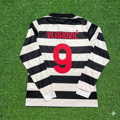 Dušan Vlahović #9 Juventus Fourth Long Sleeve Football Jersey