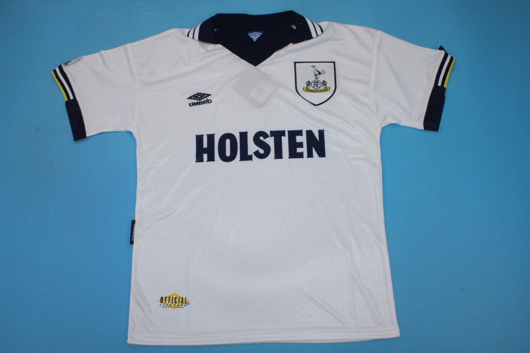 Jürgen Klinsmann Tottenham Hotspur 1994-1995 Home White Retro Football Jersey Kit