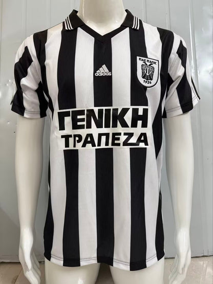Paok Thessaloniki Retro Home Football Jersey