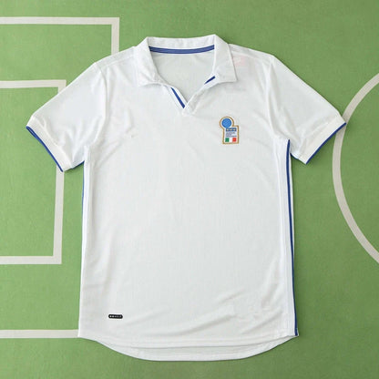 Italy 1998 Home White Retro Football Jersey Football