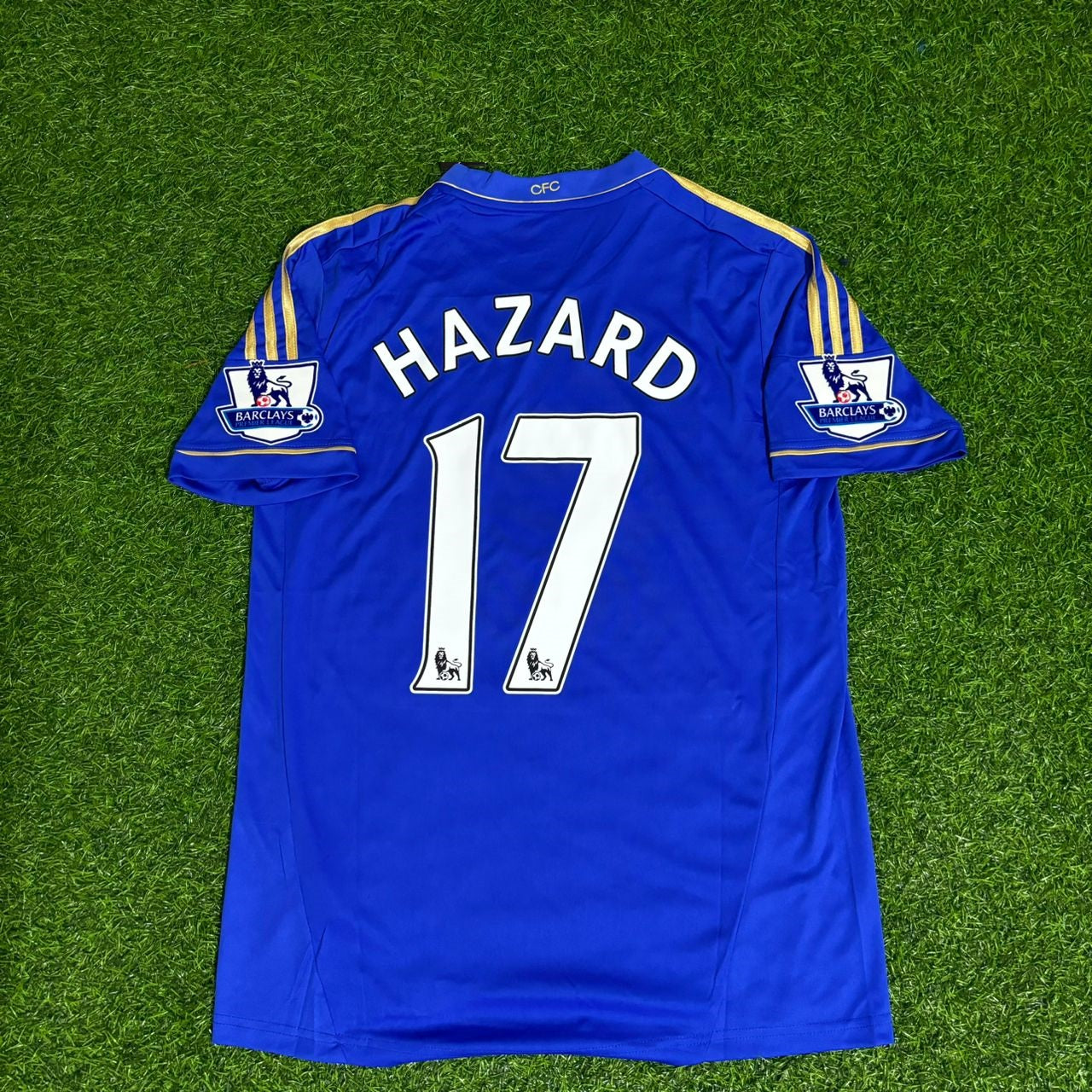 Eden Hazard Chelsea 2012 2013 Home Blue Retro Football Jersey Collection