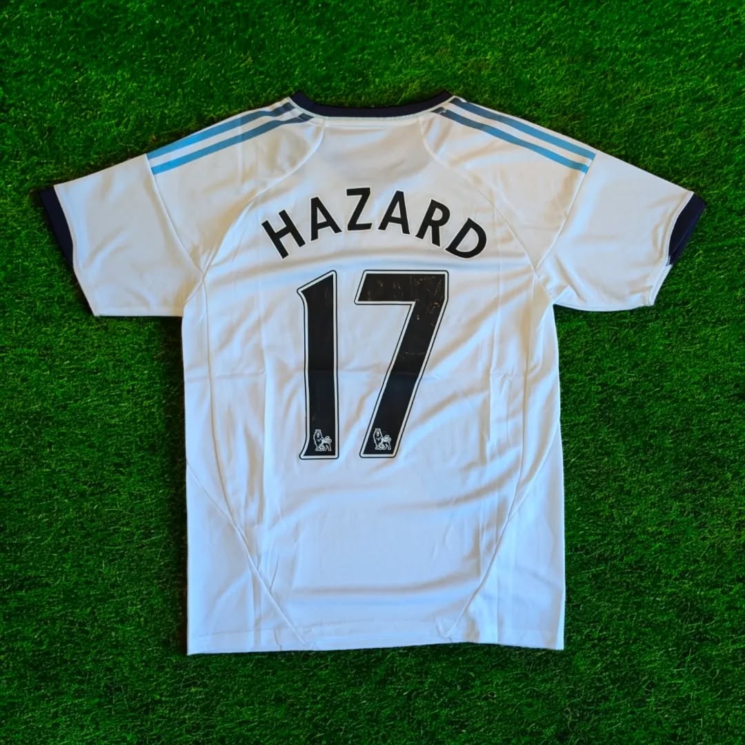 Eden Hazard Chelsea 2012/2013 White Retro Football Jersey Kit