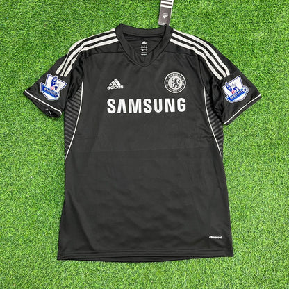 Eden Hazard Chelsea 2013-14 black retro football jersey front view – Jersey Paradise Edition