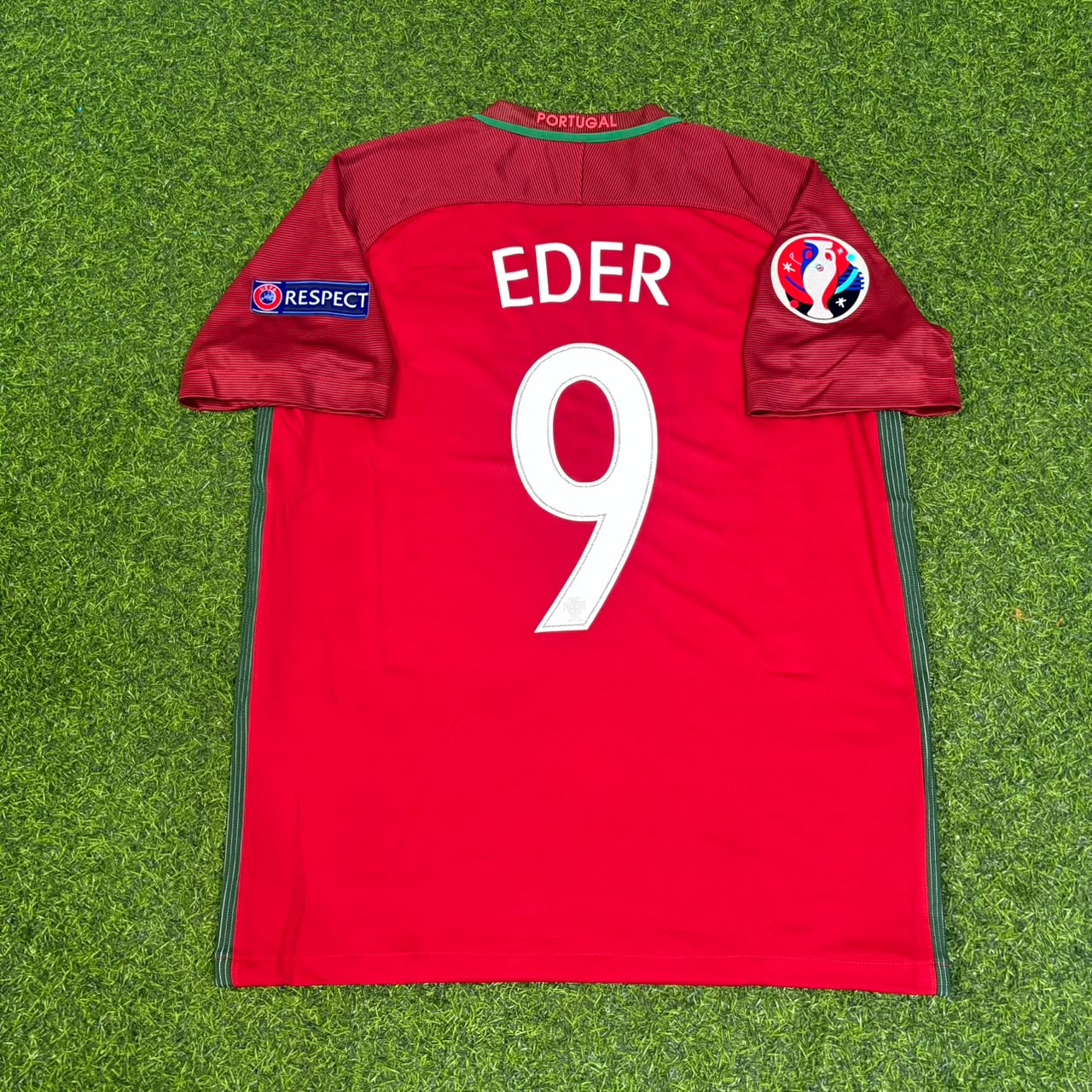 Portugal EURO 2016 Eder Final Retro Football Jersey