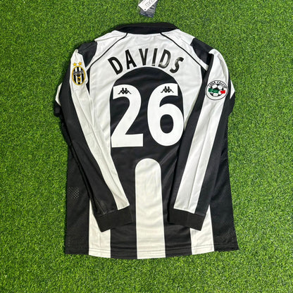 Edgar Davids 26 - Juventus Home 1997/1998 Retro Football Jersey