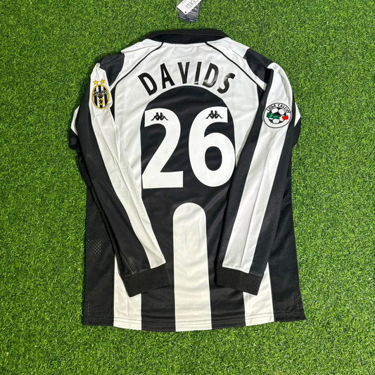 Edgar Davids 26 - Juventus Home 1997/1998 Retro Football Jersey