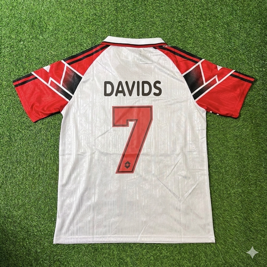 Edgar Davids #7 AC Milan 1997 Away Retro Football Jersey Kit