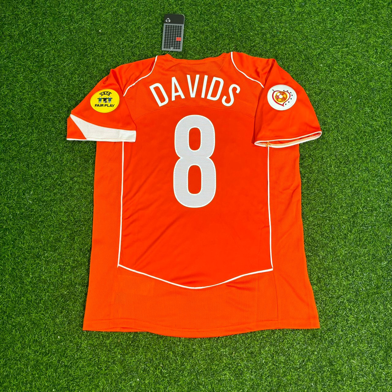 Edgar Davids Euro 2004 Home Retro Jersey