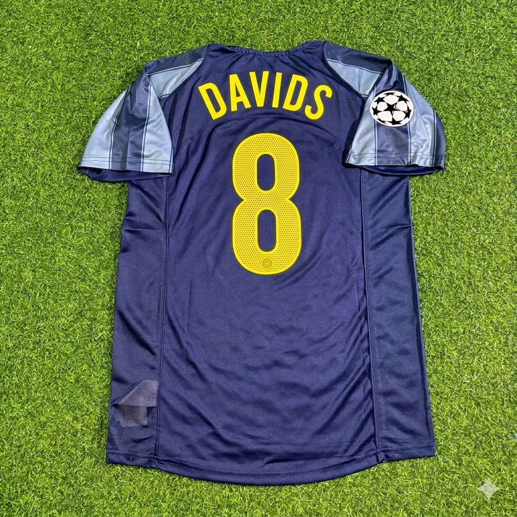 Edgar Davids #8 Inter Milan 2004/05 Retro Football Jersey Kit