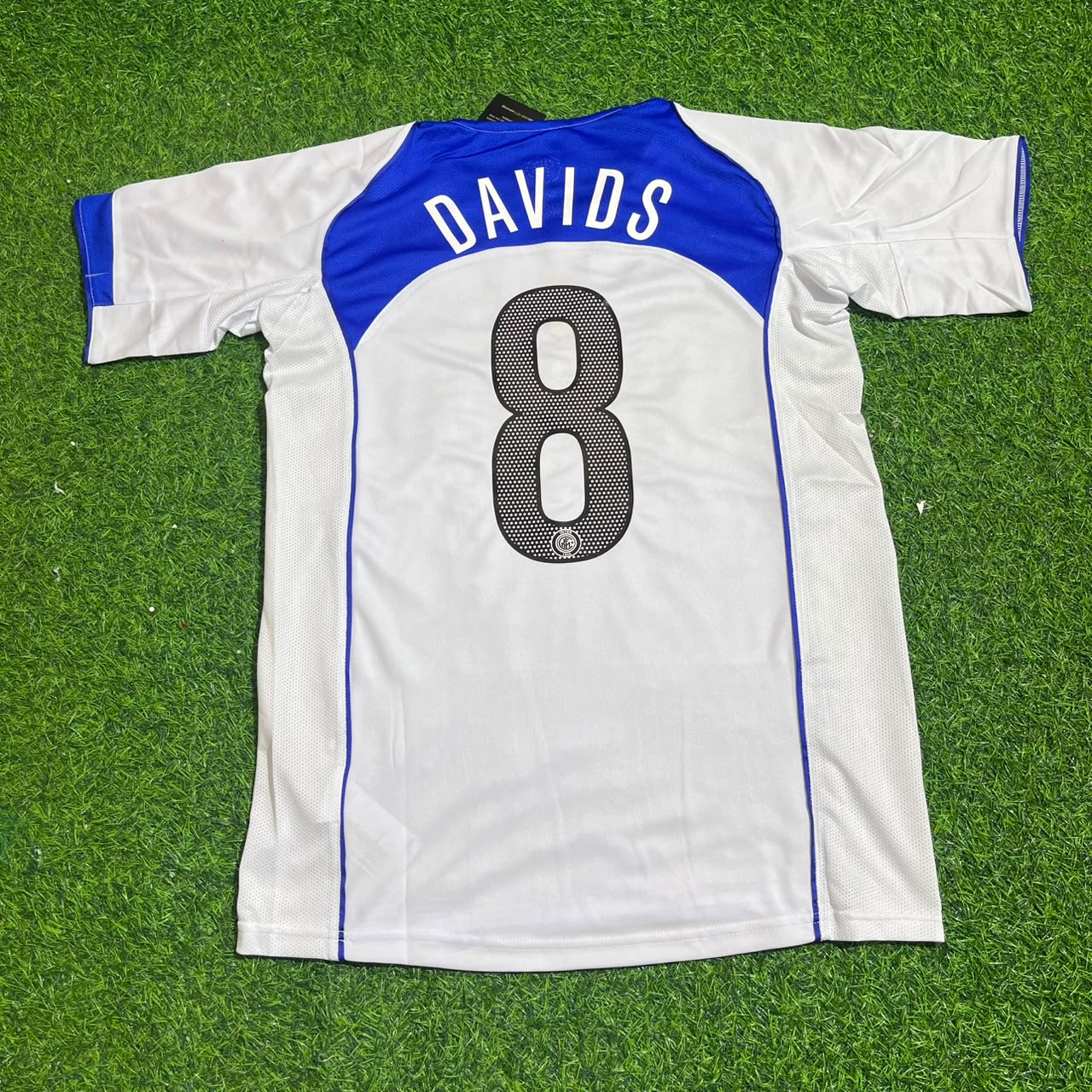 Edgar Davids Inter Milan 2004-2005 Retro White Football Jersey Kit