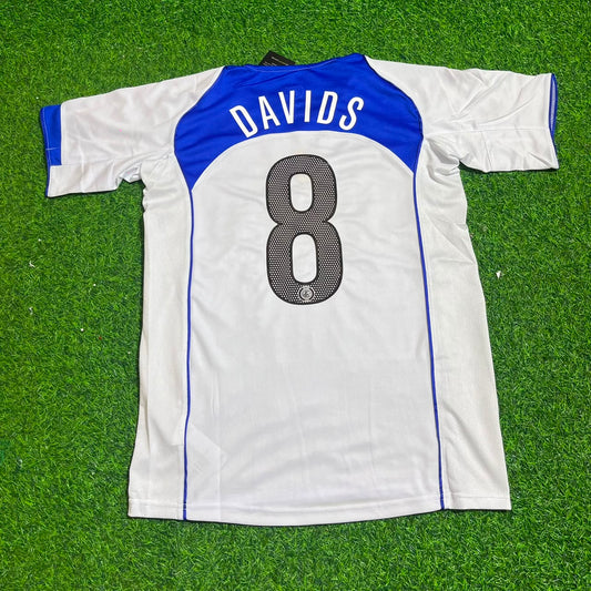 Edgar Davids Inter Milan 2004-2005 Retro White Football Jersey Kit