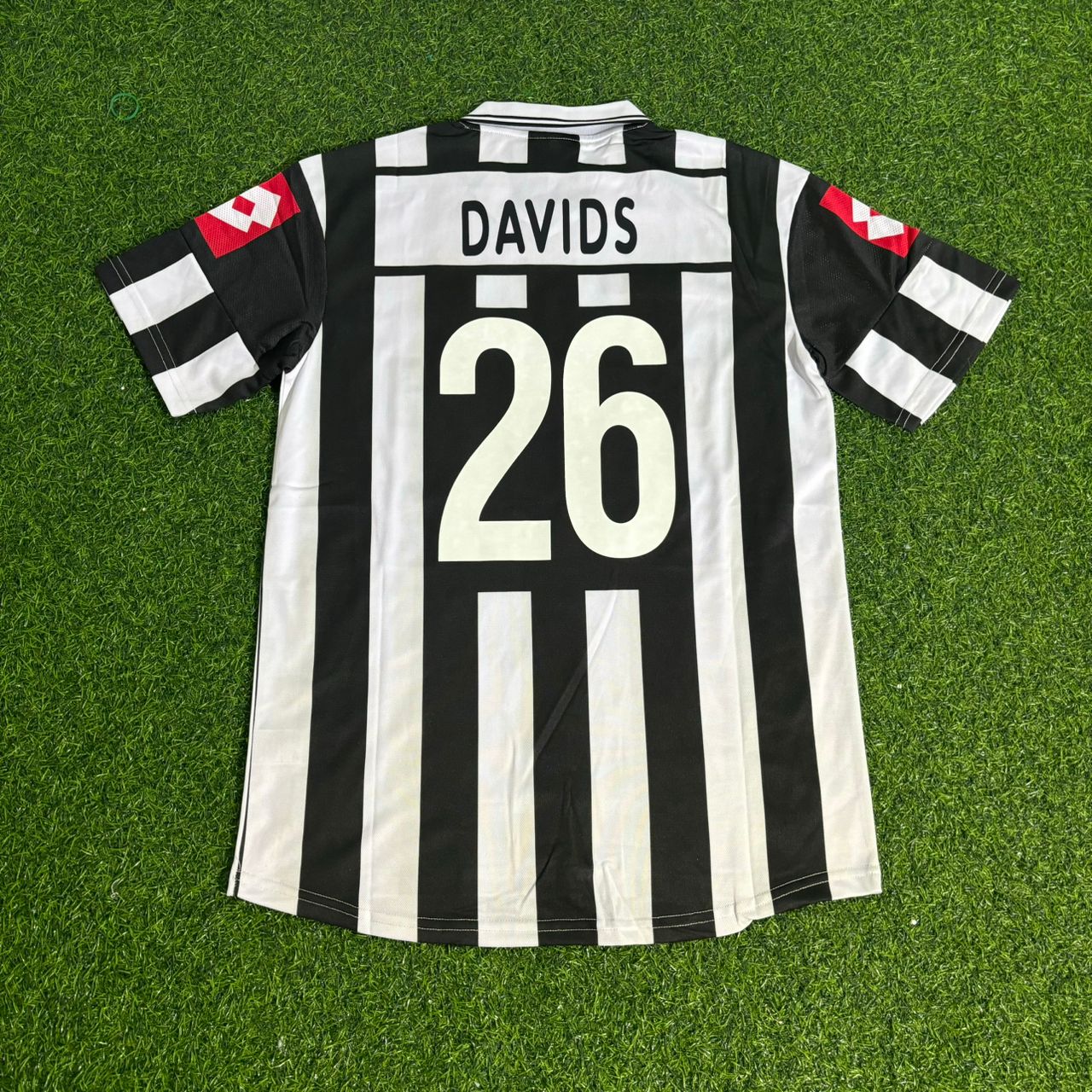 Edgar Davids Juventus 2001 2002 Season Retro Football Jersey