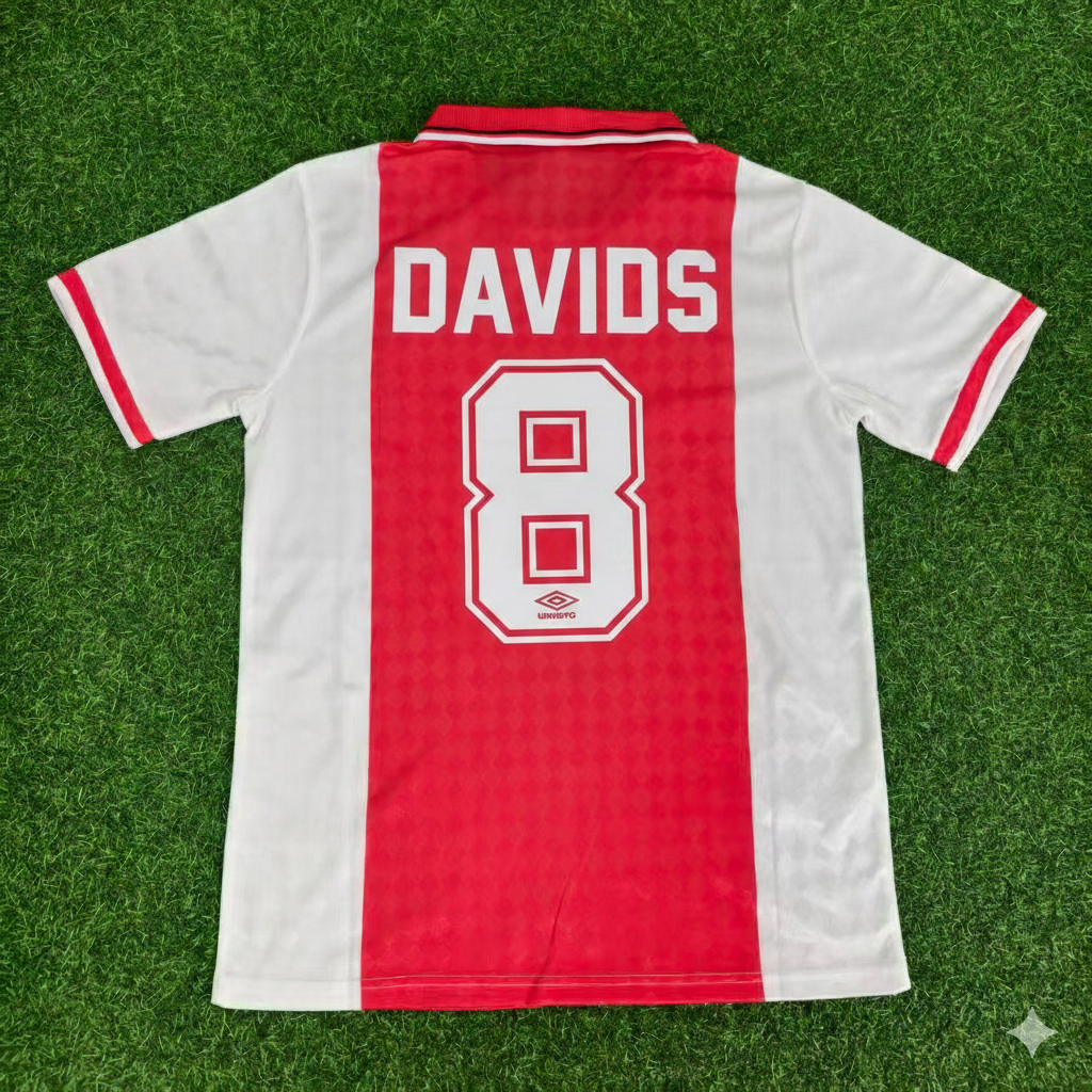 Edgar Davids AFC Ajax Retro Football Jersey Kit