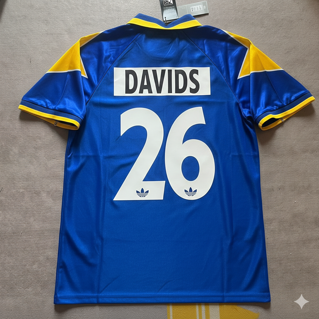 Edgar Davids 26 Juventus 1995 1997 Retro Football Jersey Kit