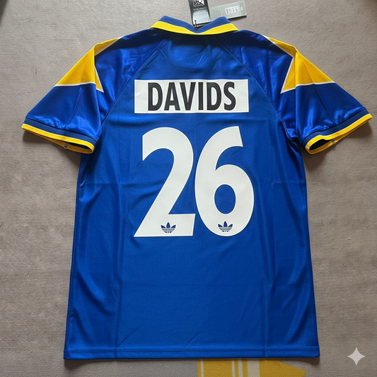 Edgar Davids 26 Juventus 1995 1997 Retro Football Jersey Kit