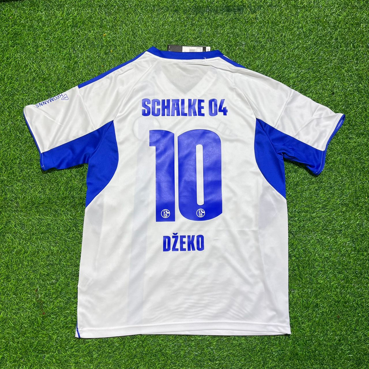 Edin Dzeko 10 Schalke 04 White Football Jersey