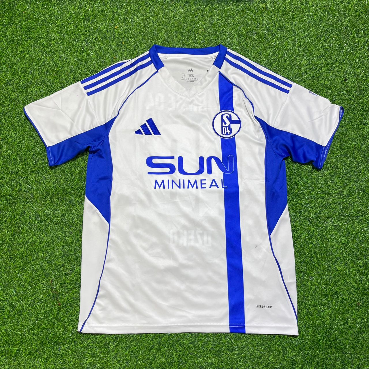 Edin Dzeko 10 Schalke 04 White Football Jersey
