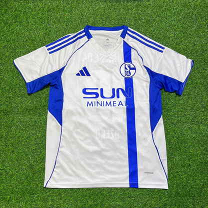 Edin Dzeko 10 Schalke 04 White Football Jersey