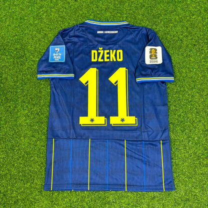 Bosnia and Herzegovina World Cup 2026 Edin Džeko Blue Football Jersey Kit