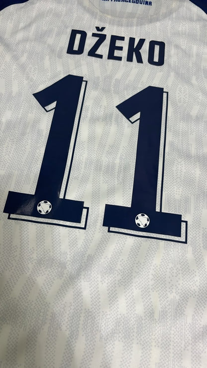 Bosnia and Herzegovina World Cup 2026 Edin Džeko #11 Kids Set Football Jersey